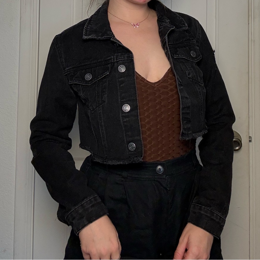 CROPPED JEAN JACKET